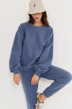 TALYA Bluzy|Bluzy^Bluza Boyfriend denim