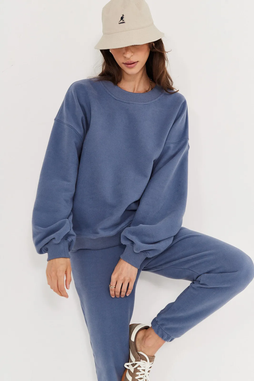TALYA Bluzy|Bluzy^Bluza Boyfriend denim