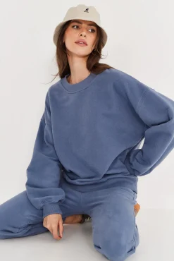 TALYA Bluzy|Bluzy^Bluza Boyfriend denim