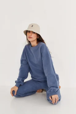 TALYA Bluzy|Bluzy^Bluza Boyfriend denim