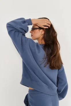 TALYA Bluzy|Bluzy^Bluza Boyfriend denim