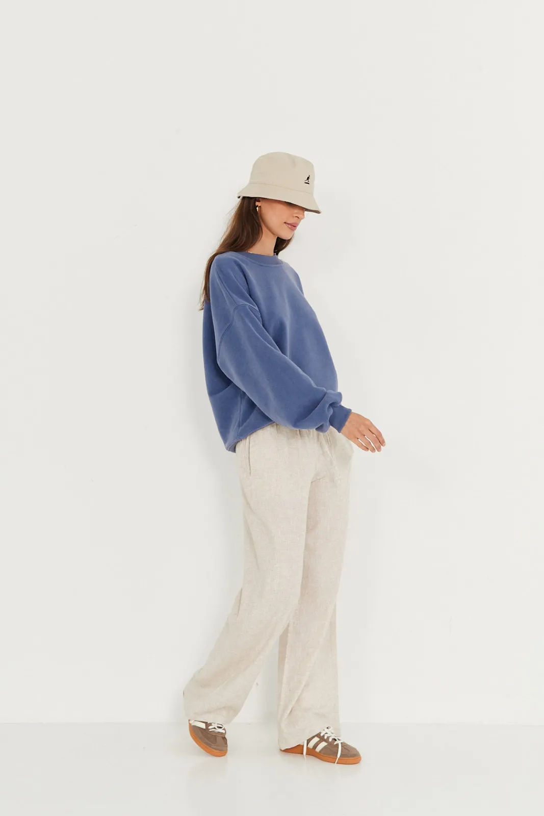 TALYA Bluzy|Bluzy^Bluza Boyfriend denim