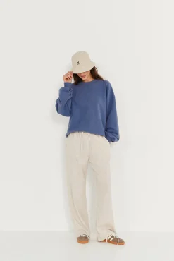 TALYA Bluzy|Bluzy^Bluza Boyfriend denim
