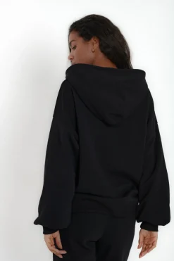 TALYA Bluzy|Bluzy^Bluza Boyfriend Hoodie black