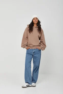 TALYA Bluzy|Bluzy^Bluza Boyfriend Hoodie frappe