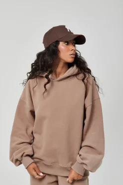 TALYA Bluzy|Bluzy^Bluza Boyfriend Hoodie frappe