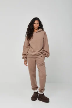 TALYA Bluzy|Bluzy^Bluza Boyfriend Hoodie frappe