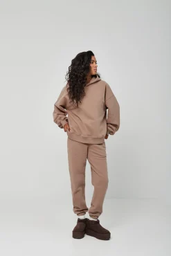 TALYA Bluzy|Bluzy^Bluza Boyfriend Hoodie frappe