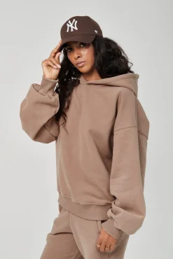 TALYA Bluzy|Bluzy^Bluza Boyfriend Hoodie frappe
