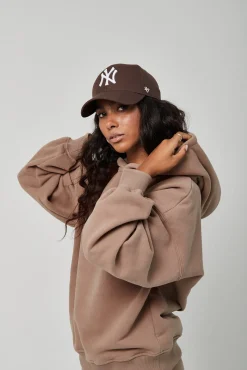 TALYA Bluzy|Bluzy^Bluza Boyfriend Hoodie frappe