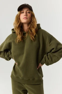 TALYA Bluzy|Bluzy^Bluza Boyfriend Hoodie khaki