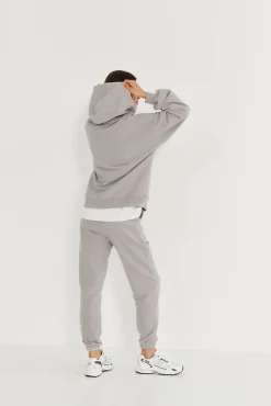 TALYA Bluzy|Bluzy^Bluza Boyfriend Hoodie light grey
