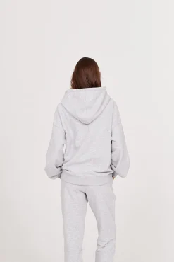 TALYA Bluzy|Bluzy^Bluza Boyfriend Hoodie light grey melange