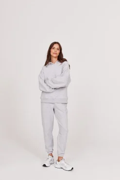 TALYA Bluzy|Bluzy^Bluza Boyfriend Hoodie light grey melange