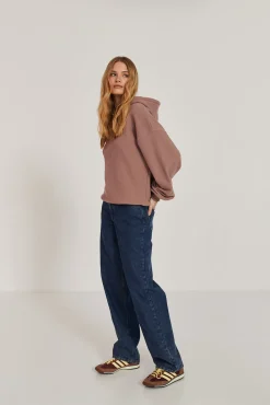 TALYA Bluzy|Bluzy^Bluza Boyfriend Hoodie mocca mousse