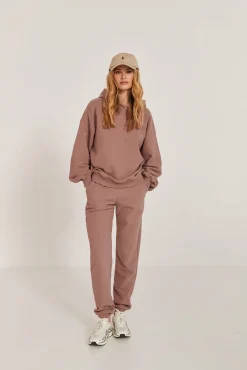 TALYA Bluzy|Bluzy^Bluza Boyfriend Hoodie mocca mousse
