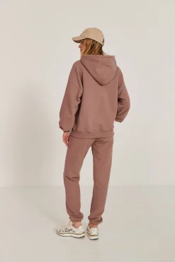 TALYA Bluzy|Bluzy^Bluza Boyfriend Hoodie mocca mousse