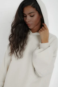 TALYA Bluzy|Bluzy^Bluza Boyfriend Hoodie oatmeal