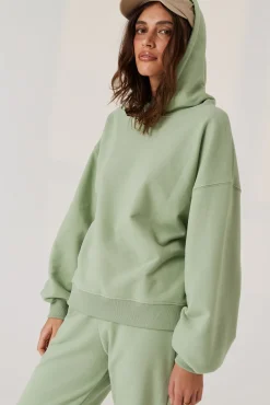 TALYA Bluzy|Bluzy^Bluza Boyfriend Hoodie pistachio ice cream