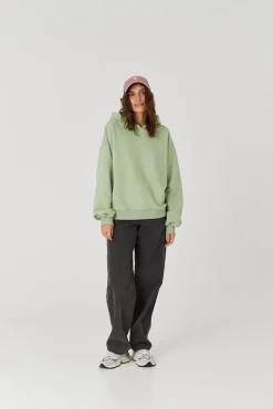 TALYA Bluzy|Bluzy^Bluza Boyfriend Hoodie pistachio ice cream