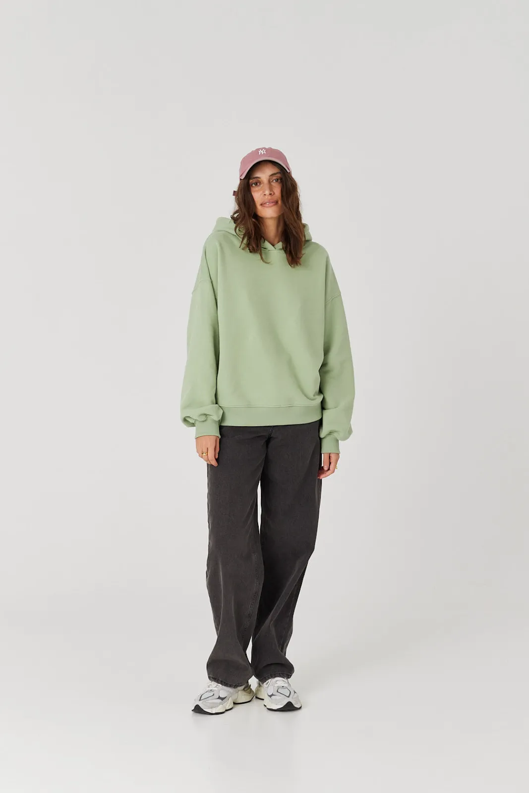TALYA Bluzy|Bluzy^Bluza Boyfriend Hoodie pistachio ice cream