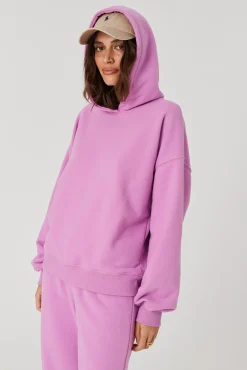 TALYA Bluzy|Bluzy^Bluza Boyfriend Hoodie pink berry