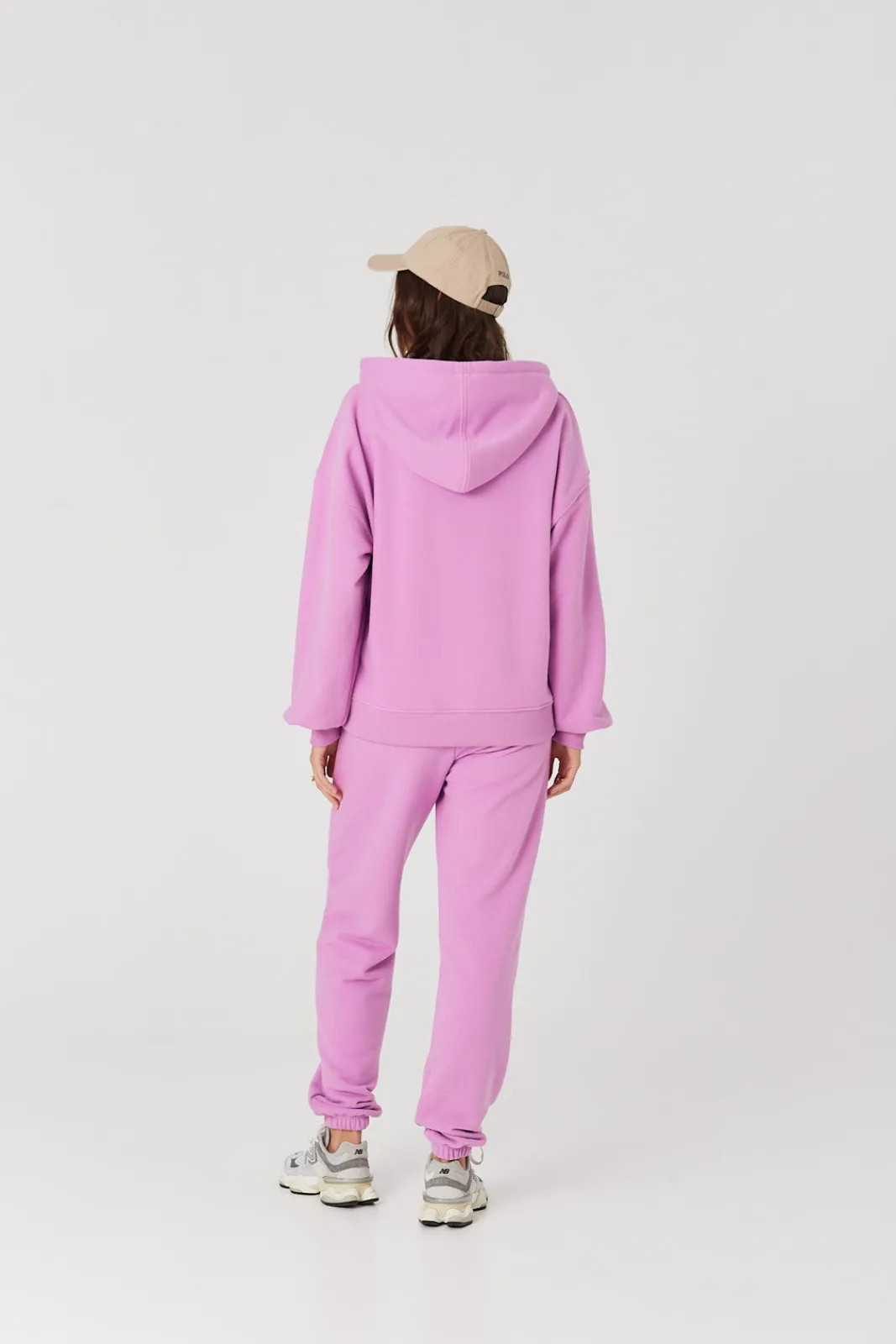 TALYA Bluzy|Bluzy^Bluza Boyfriend Hoodie pink berry