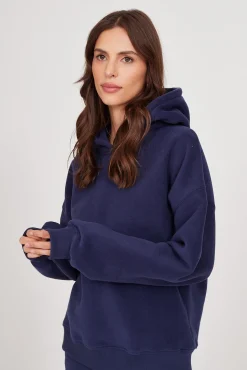 TALYA Bluzy|Bluzy^Bluza Boyfriend Hoodie royal navy