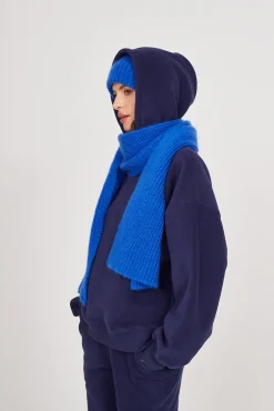 TALYA Bluzy|Bluzy^Bluza Boyfriend Hoodie royal navy