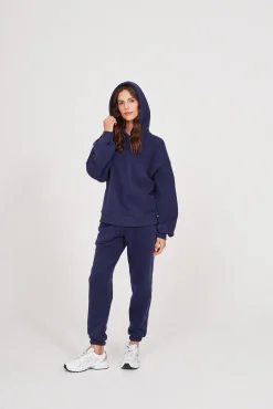 TALYA Bluzy|Bluzy^Bluza Boyfriend Hoodie royal navy
