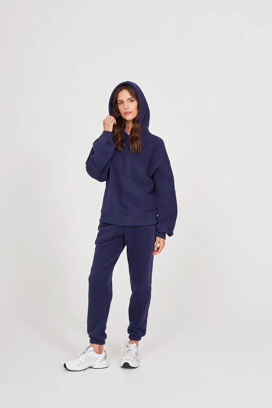 TALYA Bluzy|Bluzy^Bluza Boyfriend Hoodie royal navy