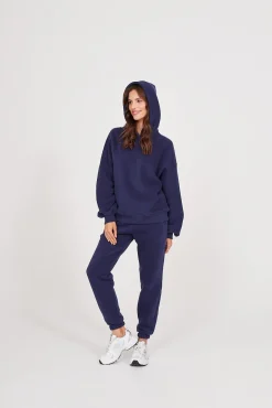 TALYA Bluzy|Bluzy^Bluza Boyfriend Hoodie royal navy