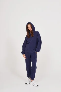TALYA Bluzy|Bluzy^Bluza Boyfriend Hoodie royal navy