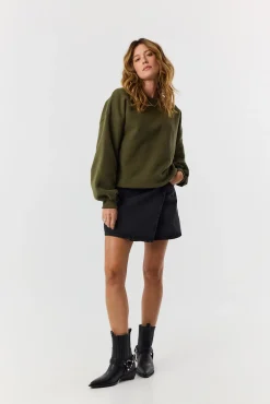 TALYA Bluzy|Bluzy^Bluza Boyfriend khaki