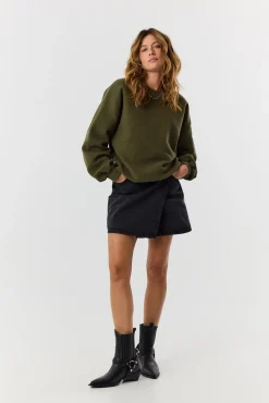 TALYA Bluzy|Bluzy^Bluza Boyfriend khaki