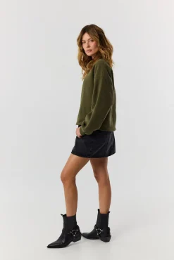 TALYA Bluzy|Bluzy^Bluza Boyfriend khaki