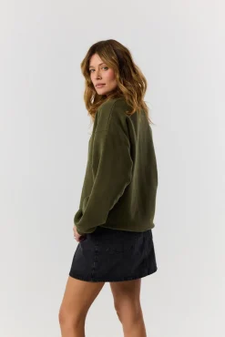 TALYA Bluzy|Bluzy^Bluza Boyfriend khaki