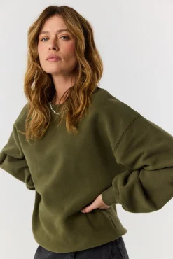 TALYA Bluzy|Bluzy^Bluza Boyfriend khaki