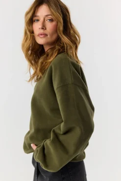 TALYA Bluzy|Bluzy^Bluza Boyfriend khaki