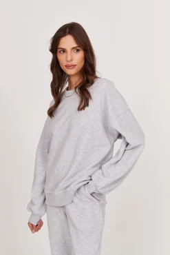 TALYA Bluzy|Bluzy^Bluza Boyfriend light grey melange