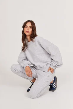 TALYA Bluzy|Bluzy^Bluza Boyfriend light grey melange