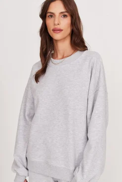 TALYA Bluzy|Bluzy^Bluza Boyfriend light grey melange