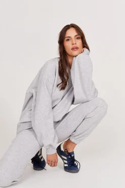 TALYA Bluzy|Bluzy^Bluza Boyfriend light grey melange