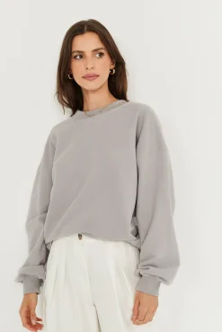 TALYA Bluzy|Bluzy^Bluza Boyfriend light grey