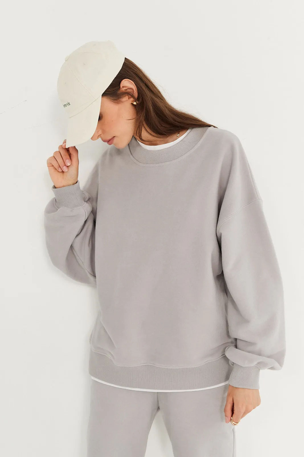 TALYA Bluzy|Bluzy^Bluza Boyfriend light grey