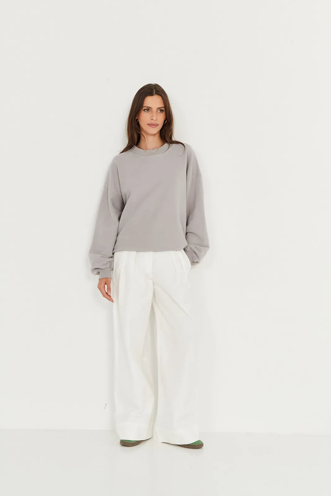 TALYA Bluzy|Bluzy^Bluza Boyfriend light grey