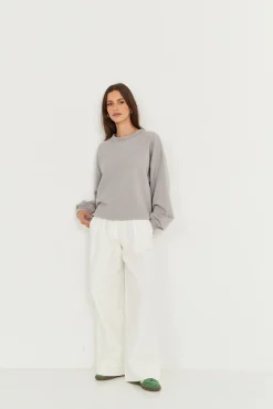 TALYA Bluzy|Bluzy^Bluza Boyfriend light grey