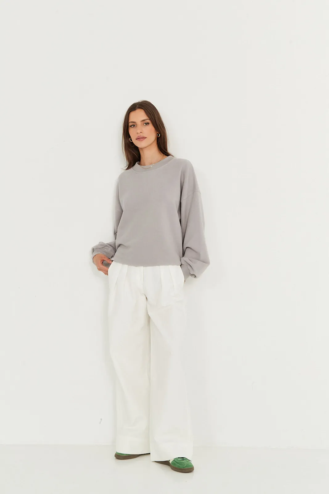 TALYA Bluzy|Bluzy^Bluza Boyfriend light grey