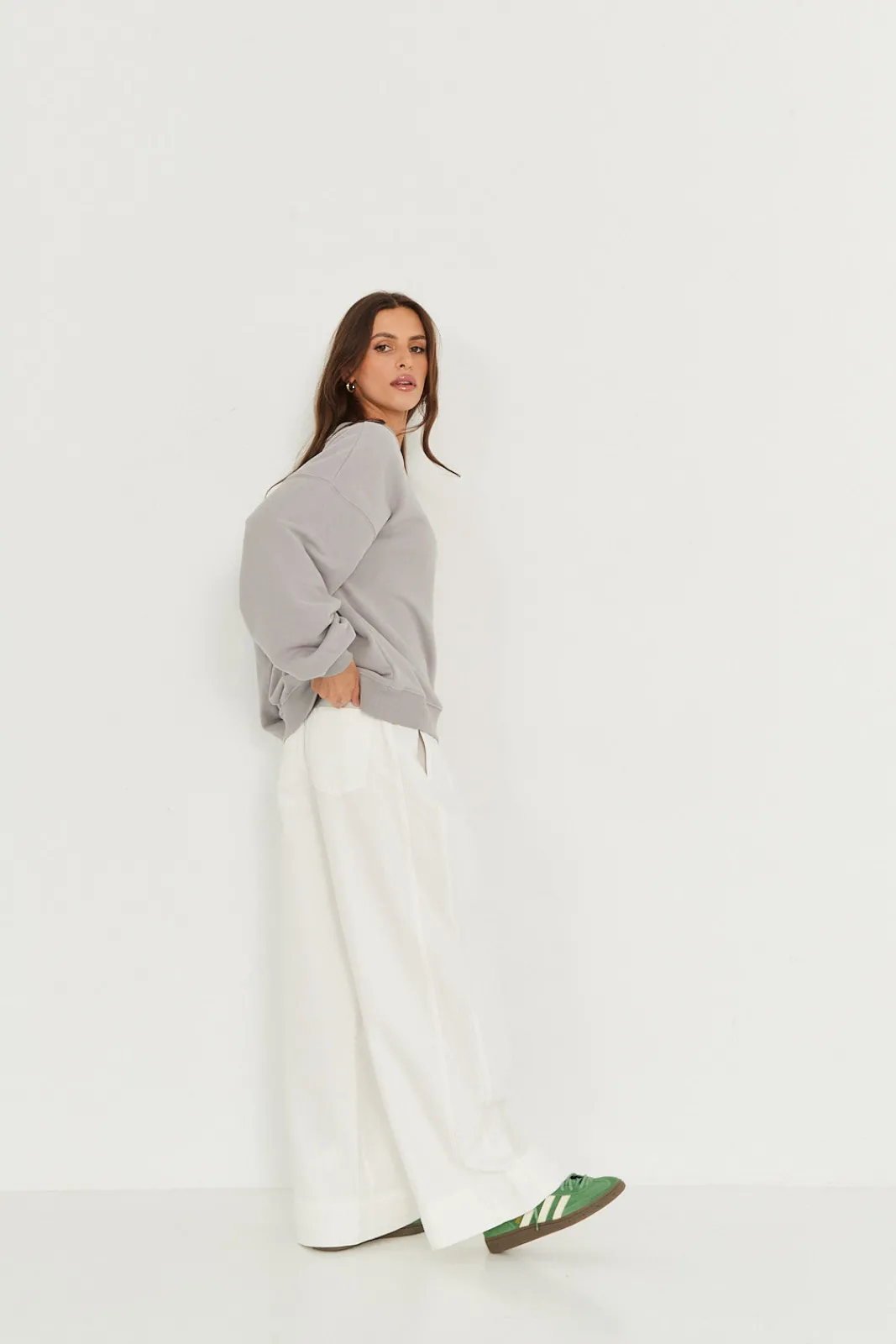 TALYA Bluzy|Bluzy^Bluza Boyfriend light grey