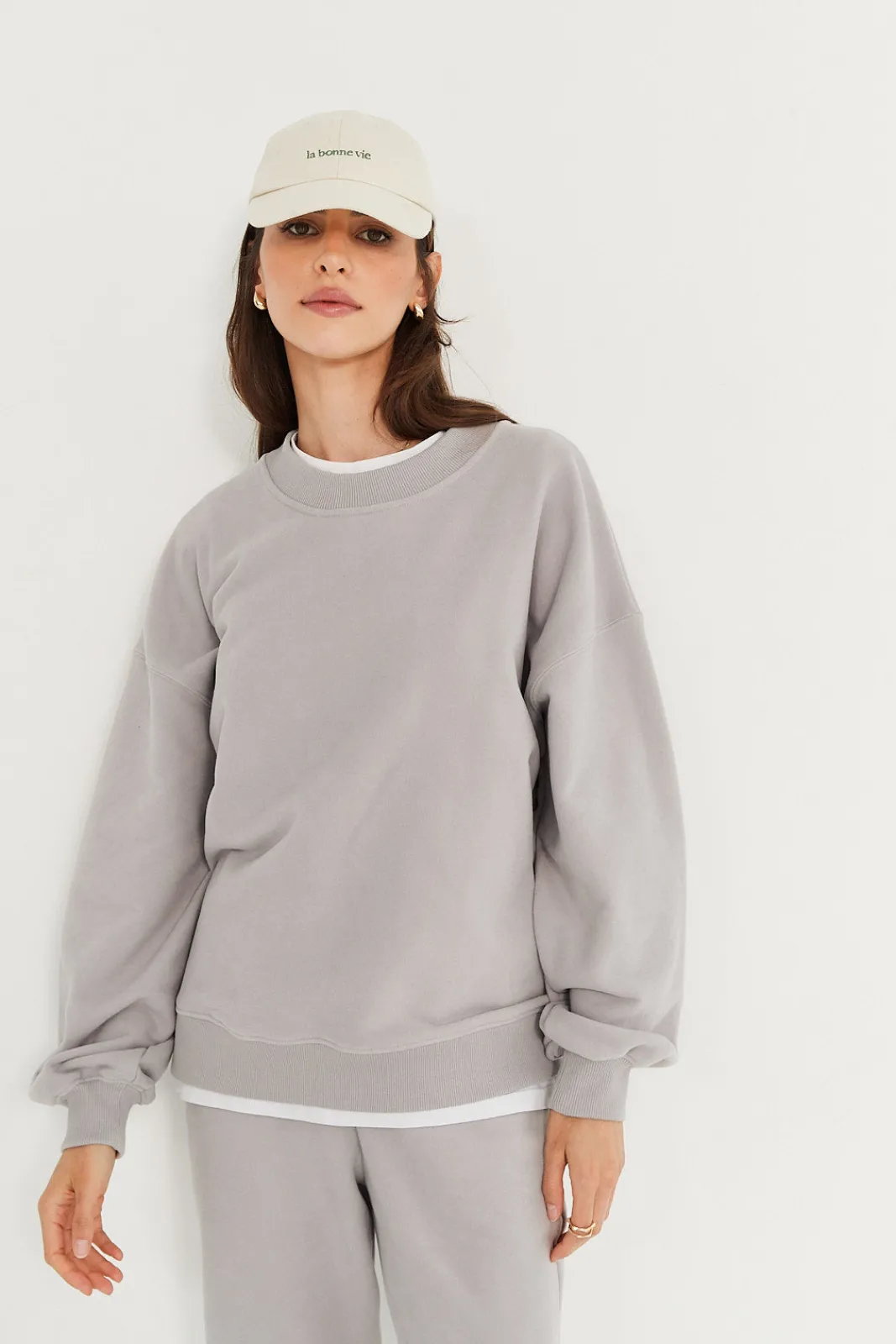 TALYA Bluzy|Bluzy^Bluza Boyfriend light grey